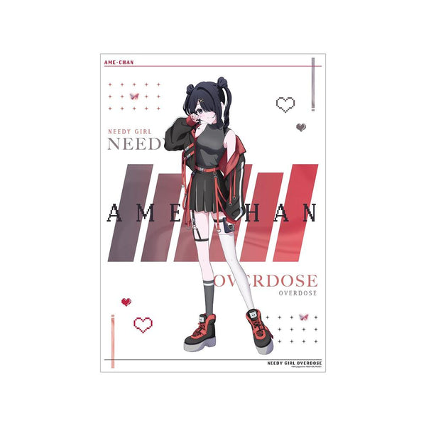 『NEEDY GIRL OVERDOSE』描き下ろし あめちゃん タクティカルファッションver. A3マットポスター