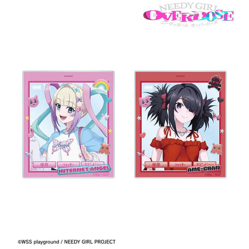 《NEEDY GIRL OVERDOSE》全新繪製 超天醬&雨醬 Y2K時尚版 壓克力卡2張組