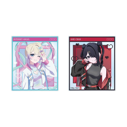 『NEEDY GIRL OVERDOSE』描き下ろし 超てんちゃん&あめちゃん タクティカルファッションver. アクリルカード2枚セット