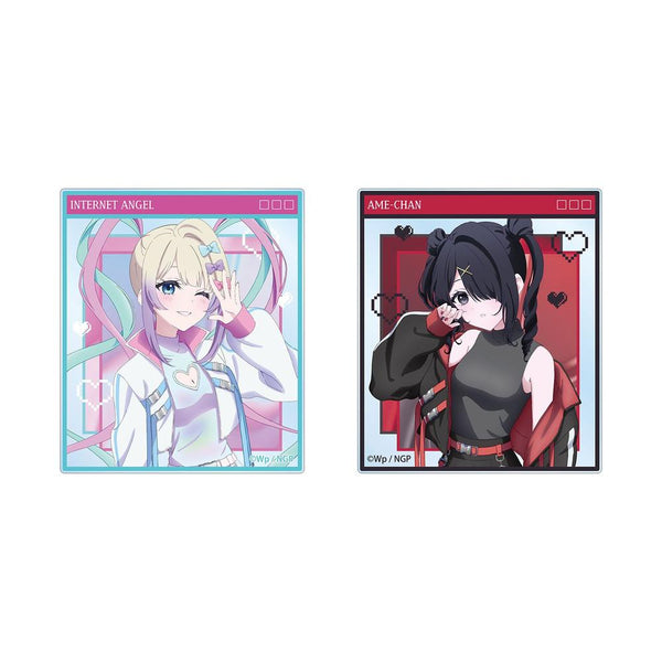 『NEEDY GIRL OVERDOSE』描き下ろし 超てんちゃん&あめちゃん タクティカルファッションver. アクリルカード2枚セット