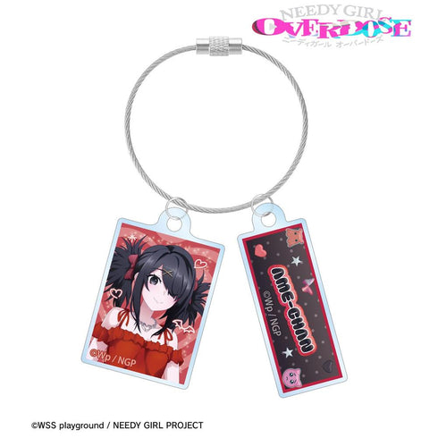 『NEEDY GIRL OVERDOSE』描き下ろし あめちゃん Y2Kファッションver. 2連ワイヤーアクリルキーホルダー