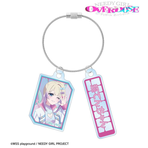 『NEEDY GIRL OVERDOSE』描き下ろし 超てんちゃん タクティカルファッションver. 2連ワイヤーアクリルキーホルダー