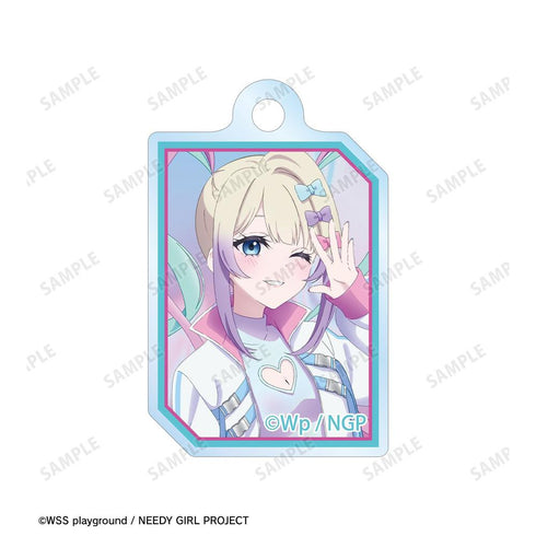 『NEEDY GIRL OVERDOSE』描き下ろし 超てんちゃん タクティカルファッションver. 2連ワイヤーアクリルキーホルダー