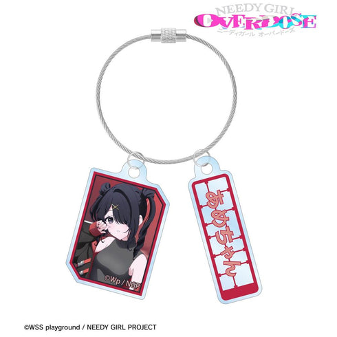 『NEEDY GIRL OVERDOSE』描き下ろし あめちゃん タクティカルファッションver. 2連ワイヤーアクリルキーホルダー