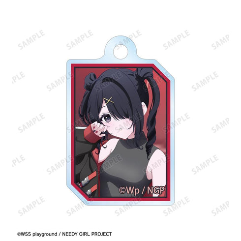 『NEEDY GIRL OVERDOSE』描き下ろし あめちゃん タクティカルファッションver. 2連ワイヤーアクリルキーホルダー