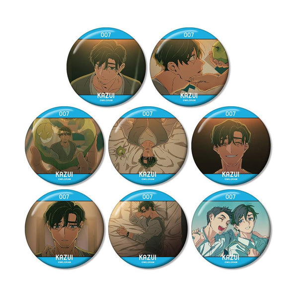"MILGRAM" Trading Music Video Pin Badges: Kazu-i "Camouflage" (Sold by the box)