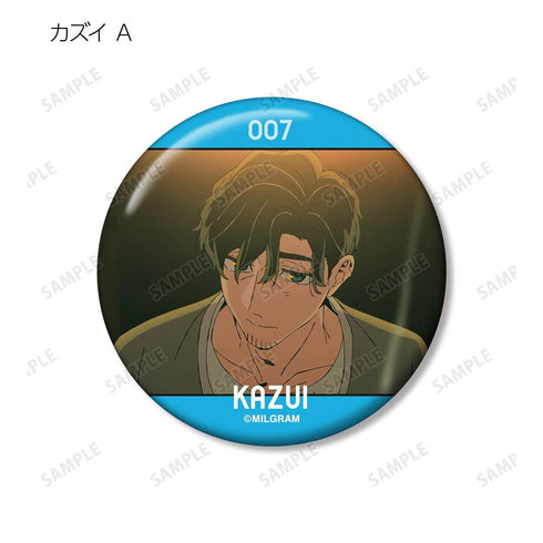 "MILGRAM" Trading Music Video Pin Badges: Kazu-i "Camouflage" (Sold by the box)