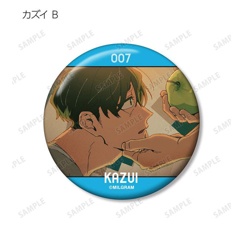 "MILGRAM" Trading Music Video Pin Badges: Kazu-i "Camouflage" (Sold by the box)