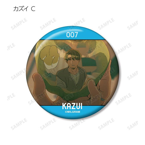 "MILGRAM" Trading Music Video Pin Badges: Kazu-i "Camouflage" (Sold by the box)