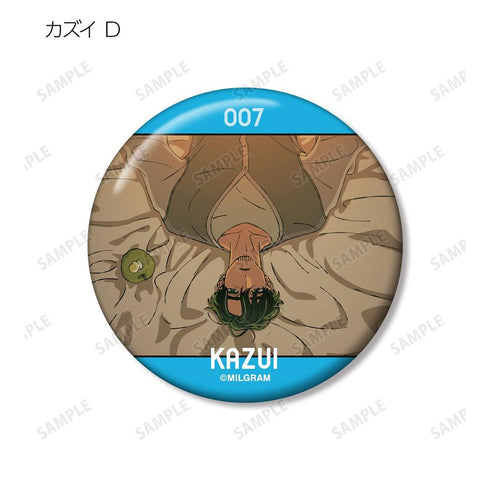 "MILGRAM" Trading Music Video Pin Badges: Kazu-i "Camouflage" (Sold by the box)