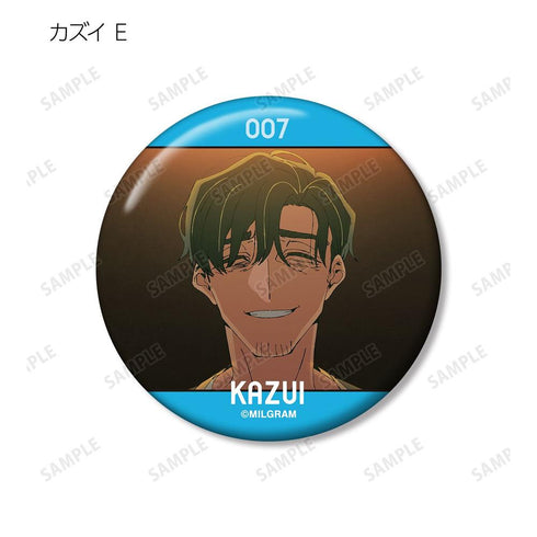 "MILGRAM" Trading Music Video Pin Badges: Kazu-i "Camouflage" (Sold by the box)