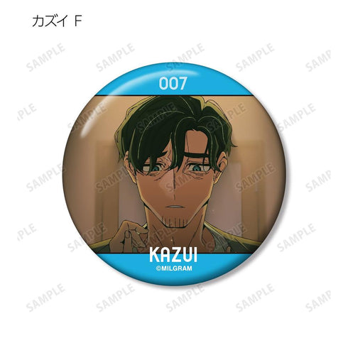 "MILGRAM" Trading Music Video Pin Badges: Kazu-i "Camouflage" (Sold by the box)