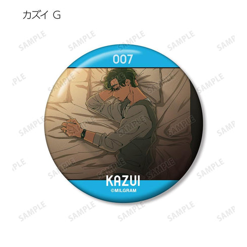 "MILGRAM" Trading Music Video Pin Badges: Kazu-i "Camouflage" (Sold by the box)