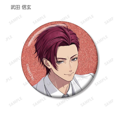 『戦国 A LIVE』描き下ろし 3周年衣装ver. トレーディンググリッター缶バッジ(単位/BOX)