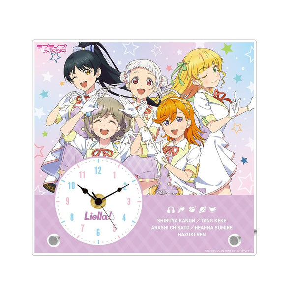 『ラブライブ!スーパースター!!』描き下ろし 1期生 MIRACLE NEW STORY ver. アクリルスタンド時計