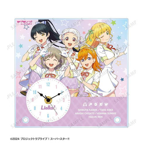 『ラブライブ!スーパースター!!』描き下ろし 1期生 MIRACLE NEW STORY ver. アクリルスタンド時計