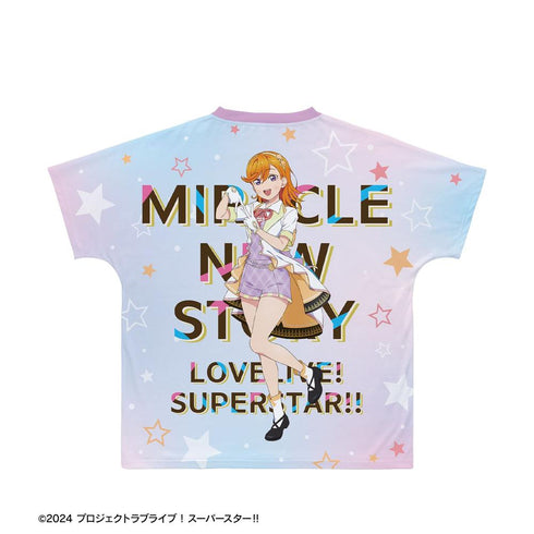『ラブライブ!スーパースター!!』描き下ろし 澁谷かのん MIRACLE NEW STORY ver. フルグラフィックTシャツユニセックス
