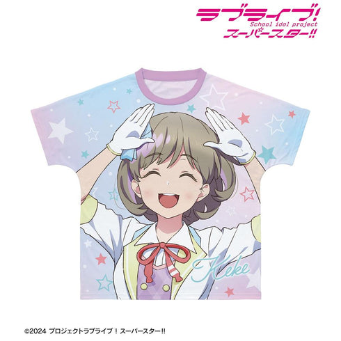 『ラブライブ!スーパースター!!』描き下ろし 唐 可可 MIRACLE NEW STORY ver. フルグラフィックTシャツユニセックス