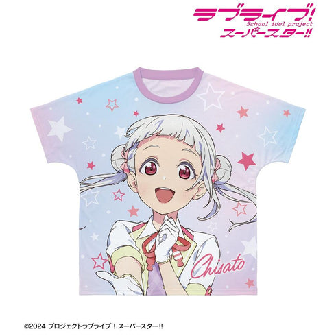 『ラブライブ!スーパースター!!』描き下ろし 嵐 千砂都 MIRACLE NEW STORY ver. フルグラフィックTシャツユニセックス