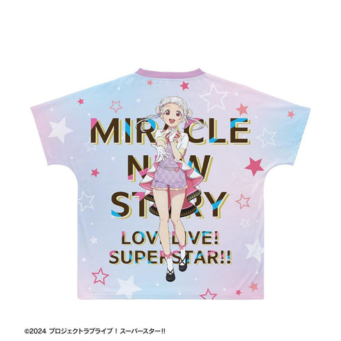 『ラブライブ!スーパースター!!』描き下ろし 嵐 千砂都 MIRACLE NEW STORY ver. フルグラフィックTシャツユニセックス