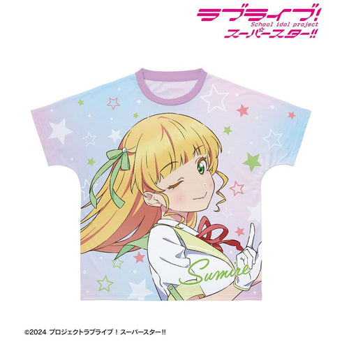 『ラブライブ!スーパースター!!』描き下ろし 平安名すみれ MIRACLE NEW STORY ver. フルグラフィックTシャツユニセックス