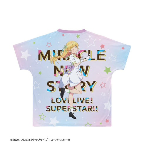 『ラブライブ!スーパースター!!』描き下ろし 平安名すみれ MIRACLE NEW STORY ver. フルグラフィックTシャツユニセックス