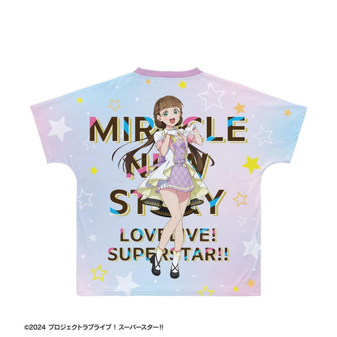 『ラブライブ!スーパースター!!』描き下ろし 桜小路きな子 MIRACLE NEW STORY ver. フルグラフィックTシャツユニセックス
