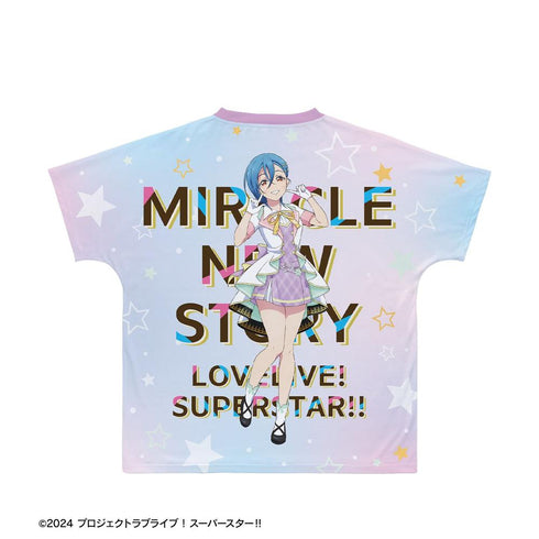 『ラブライブ!スーパースター!!』描き下ろし 若菜四季 MIRACLE NEW STORY ver. フルグラフィックTシャツユニセックス