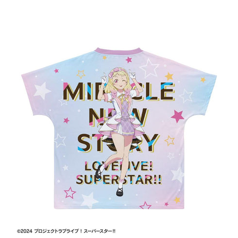 『ラブライブ!スーパースター!!』描き下ろし 鬼塚夏美 MIRACLE NEW STORY ver. フルグラフィックTシャツユニセックス
