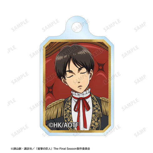 "Attack on Titan" Original Illustration: Eren "Throne of Dreams" Ver. Double-Wire Acrylic Keychain