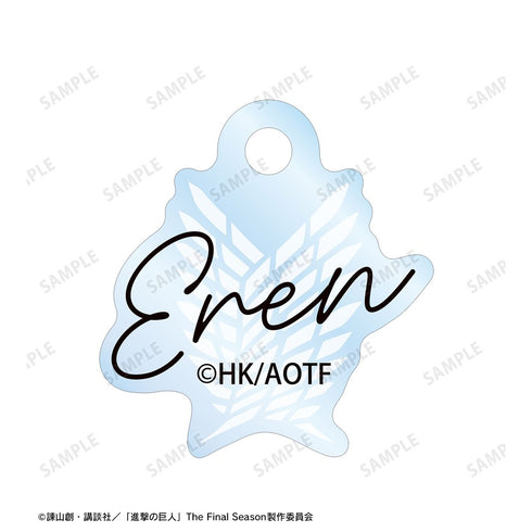 "Attack on Titan" Original Illustration: Eren "Throne of Dreams" Ver. Double-Wire Acrylic Keychain