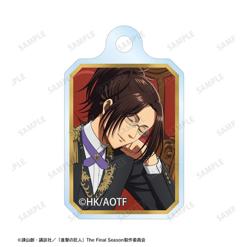"Attack on Titan" Original Illustration: Hanji "Throne of Dreams" Ver. Double-Wire Acrylic Keychain