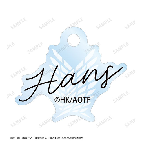 "Attack on Titan" Original Illustration: Hanji "Throne of Dreams" Ver. Double-Wire Acrylic Keychain