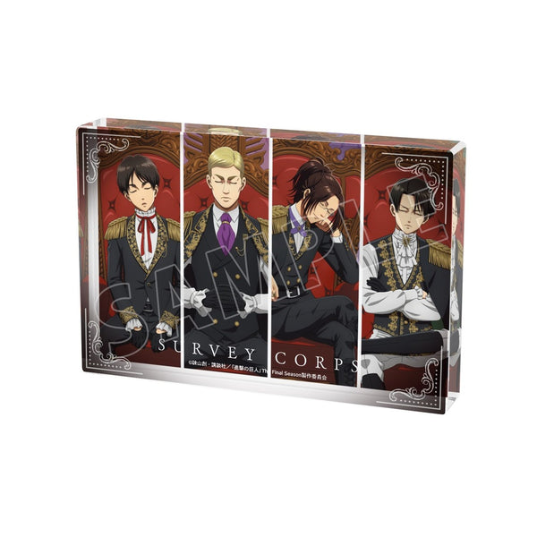 《進擊的巨人》全新繪製 集體 夢想王座版 壓克力方塊