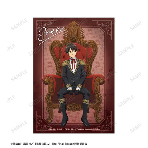『進撃の巨人』描き下ろし エレン 夢見る玉座ver. ブロマイド2枚セット