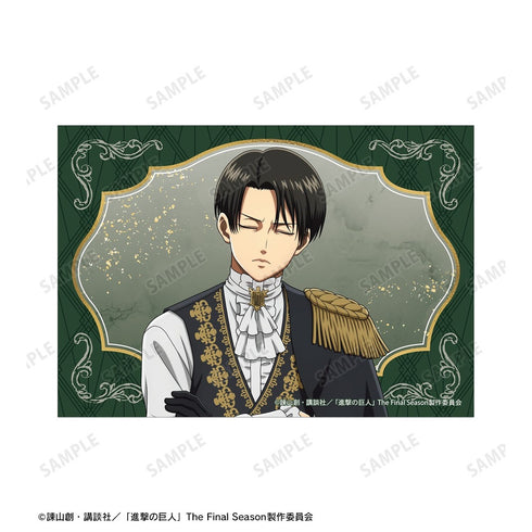 『進撃の巨人』描き下ろし リヴァイ 夢見る玉座ver. ブロマイド2枚セット