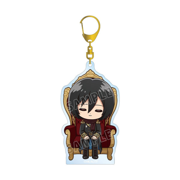 "Attack on Titan" Mikasa Chibi Character: "Throne of Dreams" Ver. BIG Acrylic Keychain
