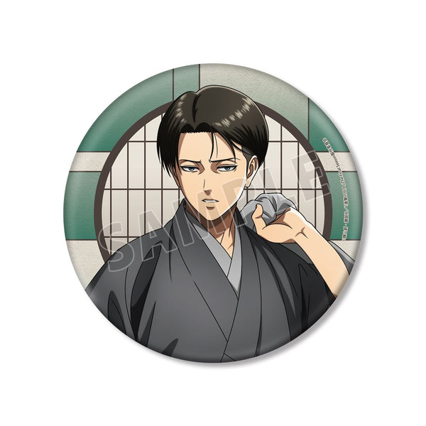 『進撃の巨人』描き下ろし リヴァイ 和服ver. BIG缶バッジ