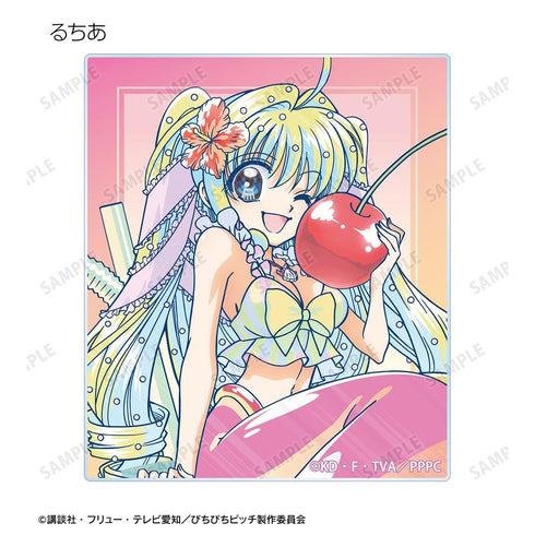 "Pichi Pichi Pitch" Original Illustration: Cocktail Glass Ver. Ani-Art Clear Label Acrylic Card 3-Piece Set Ver. A