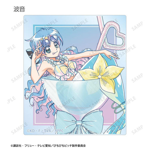 "Pichi Pichi Pitch" Original Illustration: Cocktail Glass Ver. Ani-Art Clear Label Acrylic Card 3-Piece Set Ver. B