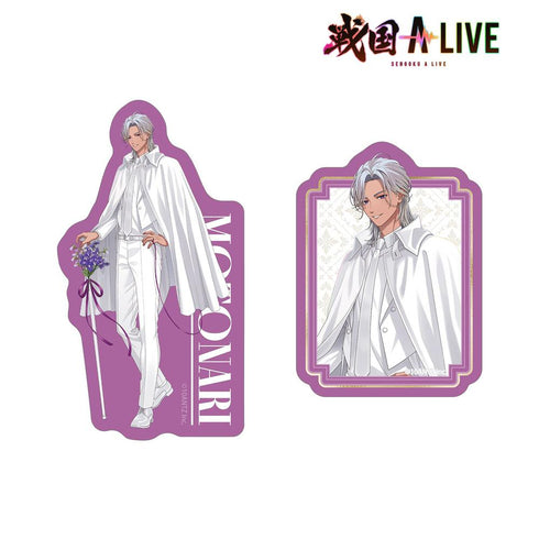 『戦国 A LIVE』描き下ろし 毛利 元就 3周年衣装ver. ダイカットステッカー2個セット