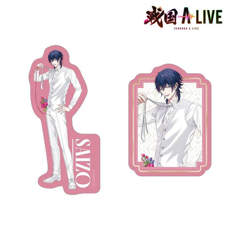 『戦国 A LIVE』描き下ろし 霧隠 才蔵 3周年衣装ver. ダイカットステッカー2個セット