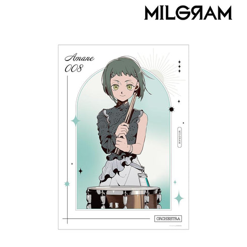 『MILGRAM -ミルグラム-』しづさんイラスト アマネ オーケストラver. A3マットポスター