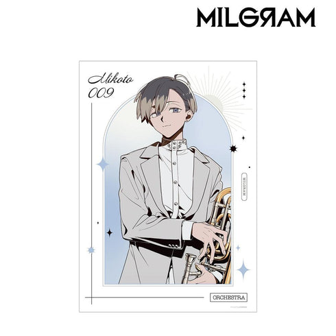 『MILGRAM -ミルグラム-』しづさんイラスト ミコト オーケストラver. A3マットポスター