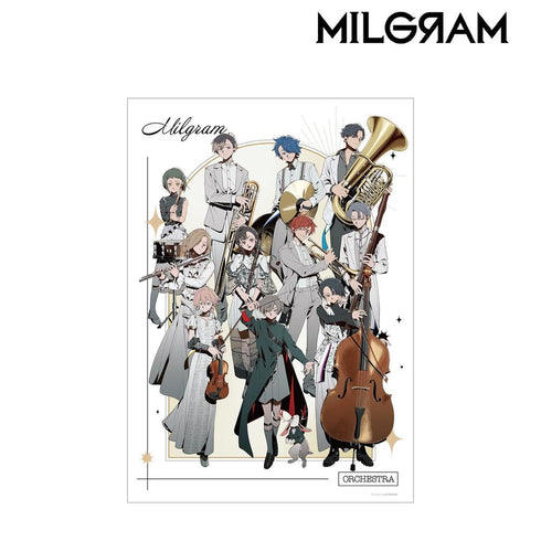 『MILGRAM -ミルグラム-』しづさんイラスト 集合 オーケストラver. A3マットポスター