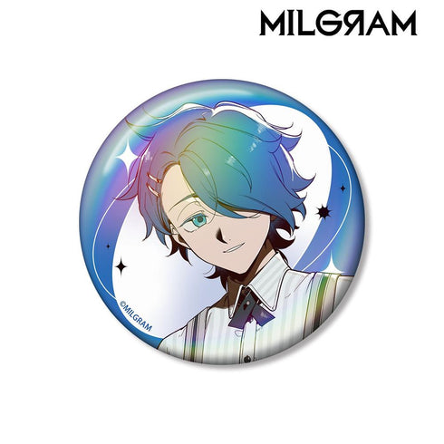 『MILGRAM -ミルグラム-』しづさんイラスト ハルカ オーケストラver. 75mmオーロラ缶バッジ
