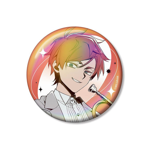 『MILGRAM -ミルグラム-』しづさんイラスト フータ オーケストラver. 75mmオーロラ缶バッジ