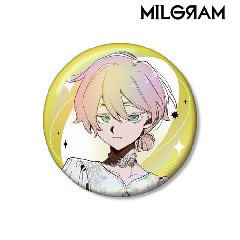 『MILGRAM -ミルグラム-』しづさんイラスト ムウ オーケストラver. 75mmオーロラ缶バッジ