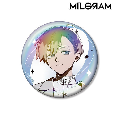 『MILGRAM -ミルグラム-』しづさんイラスト ミコト オーケストラver. 75mmオーロラ缶バッジ