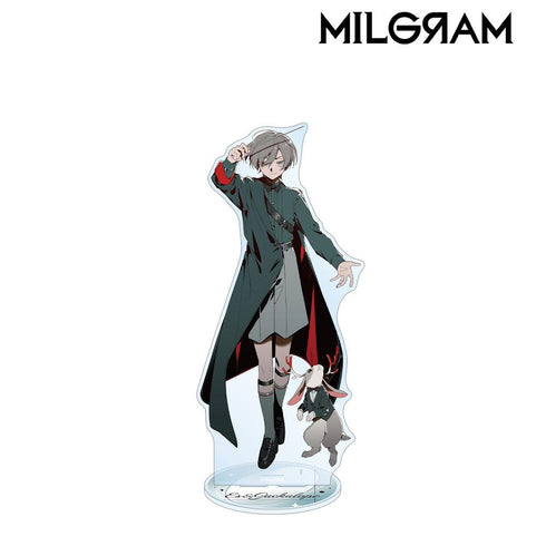 『MILGRAM -ミルグラム-』しづさんイラスト エス&ジャッカロープ オーケストラver. 特大アクリルスタンド